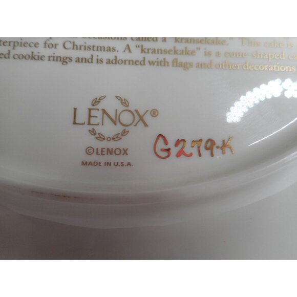 LENOX Christmas Trees Around the World Plate 2007 Limited ED Norway - Picture 8 of 8